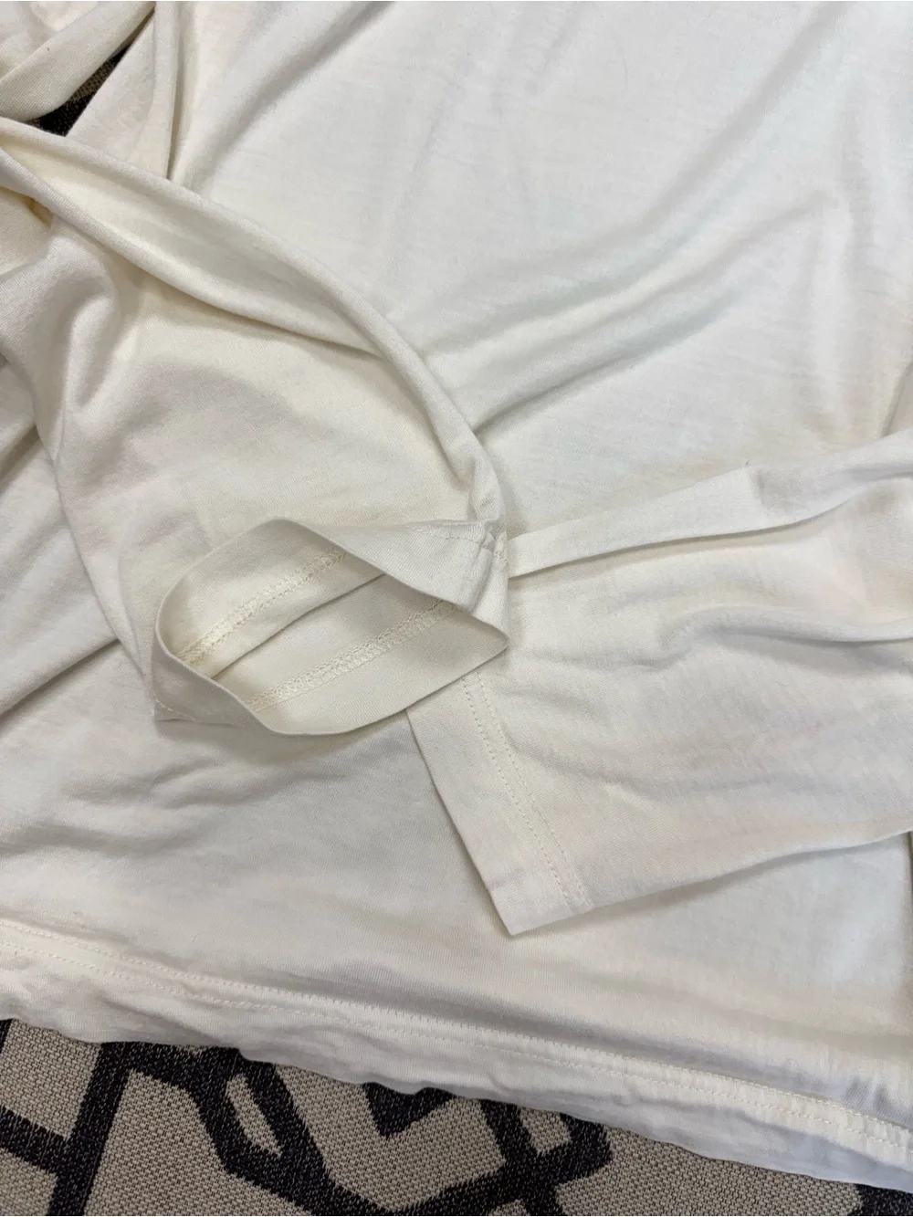 Dolce & Gabbana 100% Silk Ivory Turtleneck Long Sleeve Top IT 48